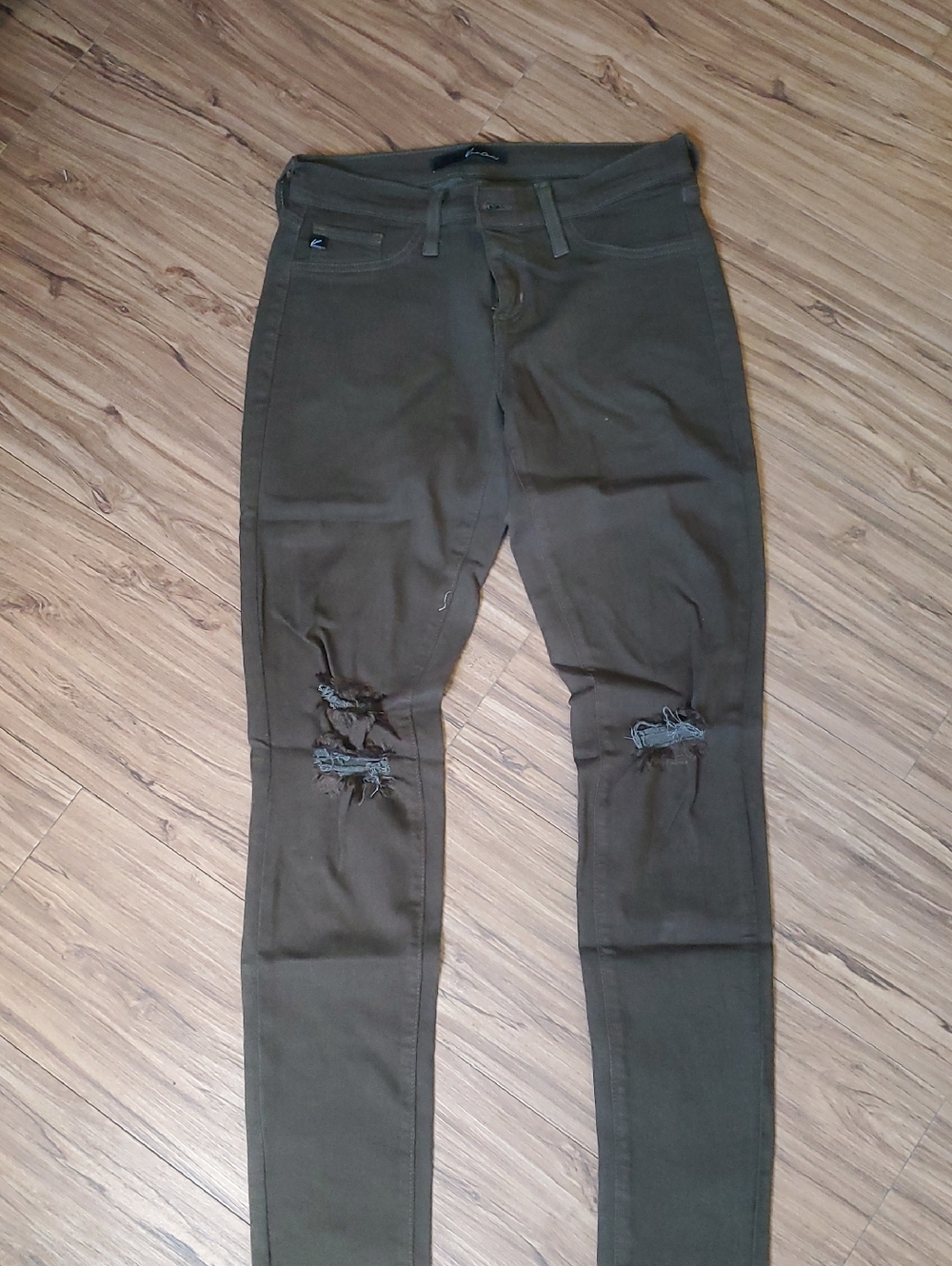 Olive Green Skinny Jeans